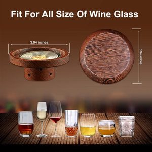 Juego de coctelera negra con 4 sabores, Chips de madera, antiguo, para cócteles, whisky, bebidas, madera negra - Product Image 4