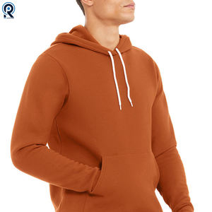 Sudaderas con capucha Unisex personalizadas de gran tamaño de algodón con estampado de logotipo de lana pesada de alta calidad para hombre, sudaderas con capucha lisas para invierno - Product Image 3