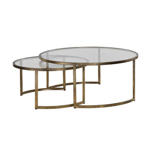 Modern Design <strong>Nesting</strong> Coffee <strong>Table</strong> Mirrors Top - Product Image 1