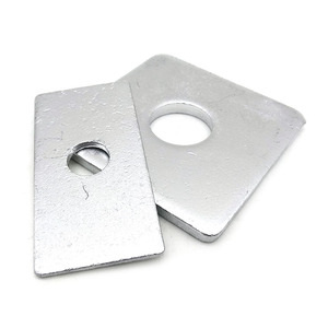 Tiêu chuẩn hoặc tùy chỉnh loại din436 vuông máy giặt Carbon thép VUÔNG Miếng Đệm máy giặt mạ kẽm tùy chỉnh máy giặt phẳng - Product Image 4