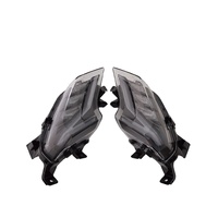 Feu arrière LED intégré pour moto TMAX 530 avec clignotants et lentille fumée
