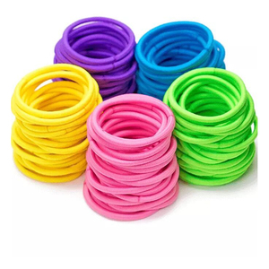 Pas de <span class=keywords><strong>casse</strong></span> pas de dommages <span class=keywords><strong>cheveux</strong></span> épais et bouclés porte-queue de cheval élastique bande de <span class=keywords><strong>cheveux</strong></span> pour femmes et filles longue durée tresses <span class=keywords><strong>cheveux</strong></span> cravates - Product Image 3