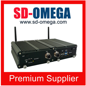 SD3611-M12X Voiture <span class=keywords><strong>PC</strong></span> Intel Gen 6 Core i7-6600U CPU avec HD 520 GPU, 2 x M12 X-Codes Dans La Voiture Mini Ordinateur <span class=keywords><strong>PC</strong></span> - Product Image 1