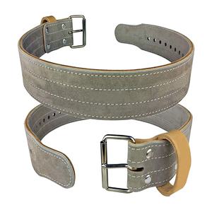Boucle en acier en cuir véritable OEM Ceinture de musculation en cuir Offre Spéciale l'haltérophilie Ceintures de musculation unisexe boucle à levier - Product Image 2