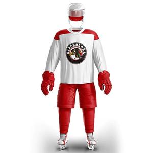 Conjuntos de Camisetas y Pantalones Cortos de Hockey sobre Hielo Personalizados 2026, Bordado y Sublimación con Logotipo Impreso - Product Image 1