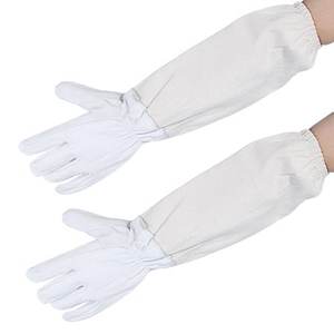 Guantes de seguridad para apicultura de cuero de cabra, de lona transpirable, tallas 7 ''-11'' - Product Image 4