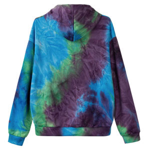 Haute qualité femmes pull à capuche sweat à manches longues Slim Fit basique décontracté polaire imprimé tricoté tissu pour l'automne - Product Image 6