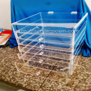 Tiroir organiseur acrylique pour produits de beauté, présentoir de rangement des bijoux, porte-maquillage - Product Image 2