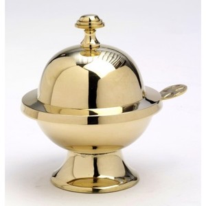 Bateau rond avec croix bourgeonnée fournitures d'église cuivworld inde - Product Image 6