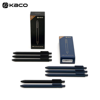 Stylo à bille personnalisé avec logo Kaco, en plastique pur, encre gel sportive 0,5 mm, pour usage promotionnel, hôtels, resorts, cadeaux d'accueil