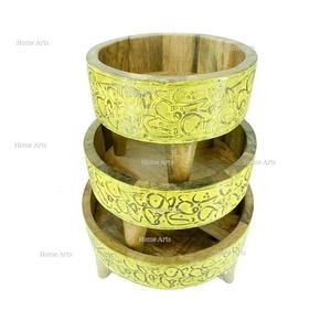 Juego de 3 Soportes para Tartas de Diferentes Tamaños, Diseño Moderno, Soporte de Madera para Dulces Islámicos, para Uso en el Hogar y Restaurantes - Product Image 1