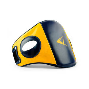 Protecteur de poitrine en cuir pour la boxe MMA Arts martiaux Kickboxing Fight Training avec coussin de ventre - Product Image 3