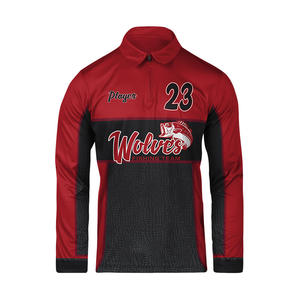 Alto rendimiento en blanco Unisex botón arriba a cuadros transpirable deportes cuarto Zip pesca camisetas desgaste - Product Image 1