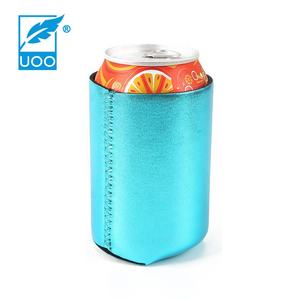 UOO-Bolsa enfriadora de tela de poliéster de neopreno con aislamiento Delgado, plegable, resistente al agua, soporte para paquete de latas rechoncho, sublimación impresa, 12oz - Product Image 2
