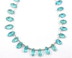 Cuentas de forma de marquesa facetadas, Gema Natural, fabricante al por mayor, alta calidad, 30 piezas - Product Image 1