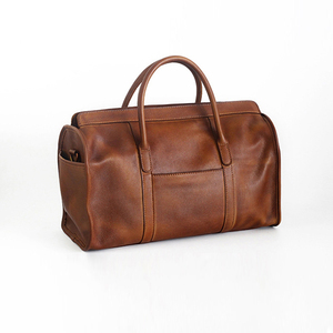 Vente en gros Sac de sport unisexe Nouveau sac de voyage léger à fermeture éclair Gym en cuir artificiel Logo personnalisé à la mode - Product Image 5