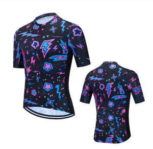 Maillot de cyclisme respirant pour hommes, ensemble de vélo Oem, uniforme de bicyclette à manches courtes, vêtements de plein air, été - Product Image 4