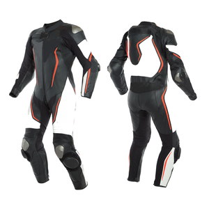 Traje de carreras de motos personalizado de piel de vaca genuina de alta calidad de talla grande ignífugo impermeable transpirable - Product Image 6