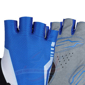 Gants de cyclisme de course à demi-doigts de haute qualité, unisexes, couleurs personnalisables, logo, sports de plein air, antidérapants, gants de vélo OEM/ODM - Product Image 5