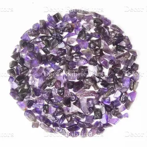 Chips di ametista grezza di cristallo naturale fornitore di pietra viola blu Decor Fengshui Reiki Vaastu pietre di guarigione pietra preziosa all'ingrosso