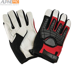 Gants en cuir XL anti-vibration réduction d'impact écran tactile étanche Compatible pour la protection des mains et des bras - Product Image 5