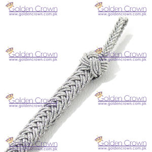 Equipo de defensa personal con cordón metálico plateado personalizado al por mayor con diseño de lingotes - Product Image 4