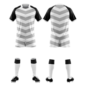 New Arrival Customizable Rugby Uniform <b>2</b>-<b>Piece</b> <b>Set</b> Breathable with OEM Design & Logo for Team Wear - Product Image 5