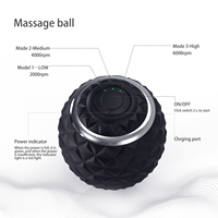Mini rouleau de massage électrique vibrant pour le cou, les pieds, le visage, en silicone, avec picots, pour le yoga, ensemble de massage froid