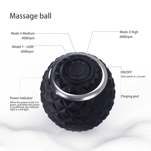 Set Bola <span class=keywords><strong>Roller</strong></span> Pijat Dingin Leher Silikon, Set Bola Pijat Elektrik Yoga Mini Lepas Tangan - Product Image 3