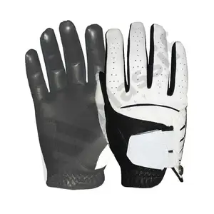 Cao Cấp Cabretta Da Golf Găng Tay Tay Trái Golf Glove Cho Nam Giới Với Bóng Marker