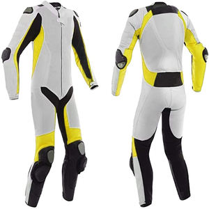 Traje de carreras de cuero para hombre al mejor precio, ropa deportiva superventas con características transpirables y a prueba de viento, opciones de talla grande - Product Image 3