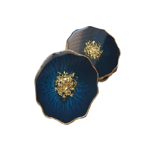 ชุดที่รองแก้วชาเรซิน4ชิ้นชุดที่รองแก้วทรงกลม - Product Image 5