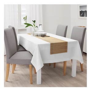 Camino de mesa con estampado de algodón de lujo, estilo europeo, con borlas, algodón orgánico, certificado GOTS - Product Image 5