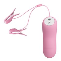 2022 Neues Produkt 7-Gang-ABS-Brustmassagegerät Vibrierende Nippel klemmen Labia Clip 3 Frequenzen Elektro schock Paar BDSM Sexspielzeug
