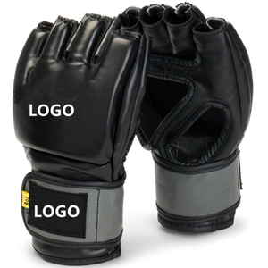 Guantes de Boxeo MMA de Medio Dedo de PVC para Hombre / Guantes de Grappling de Medio Dedo / Guantes de Medio Dedo de MMA Tailandés al por Mayor - Personalizables - Product Image 1