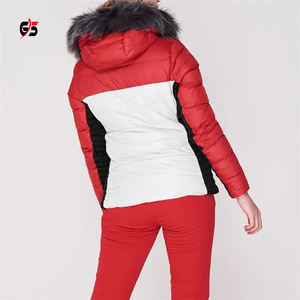 Bomlook — veste matelassée pour les femmes, vêtements d'hiver, manches longues, en Polyester 100% avec fermeture éclair, Logo personnalisé avec impression - Product Image 4
