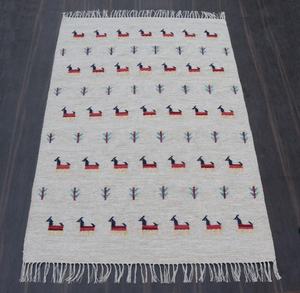 Alfombra de lana Navajo Kilim - Product Image 1