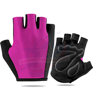 Gants de cyclisme sans doigts personnalisables de haute qualité avec absorption des chocs pour le sport et la salle de sport - Product Image 2