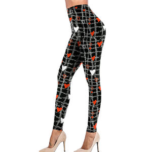 2021 Newest Hot Sale High Waist Sublimation Printing Leggings Yoga Pants for Women - Product Image 4