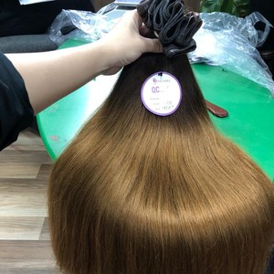 Cinta de color liso para extensiones de cabello humano, venta al por mayor - Product Image 6