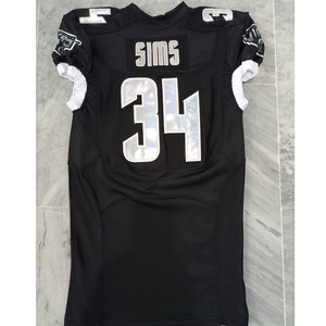 Uniformes de football américain sur mesure, respirants, extensibles, à séchage rapide, en tissu sergé, grandes tailles, avec broderie du nom, du numéro et du logo. - Product Image 2