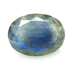 Cabochon à facettes en Labradorite naturelle polie à la main et excellente forme de coussin de poire ronde ovale trillion en vrac OEM de pierres en vrac - Product Image 3