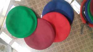 Wholesale Promotional Custom Handmade Embroidered Logo 100% Woolen Fabric Men's <b>Beret</b> Hats - Product Image 4