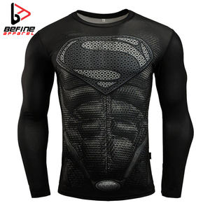 Venta al por mayor personalizado entrenamiento bambú camiseta gimnasio Atlético masculino deporte desgaste activo Fitness hombres gimnasio ropa sublimación camisa de manga completa - Product Image 6