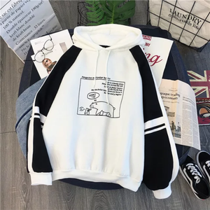 2021 chaud En Gros Personnalisé Femmes À La Mode à Capuche Imprimé - Product Image 4