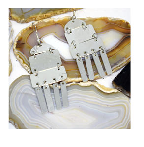 Pendientes de fiesta en la playa de invierno chino 2026, joyería de oro, pendientes redondos de Navidad, pendientes redondos rojos con cuentas nativas, joyería - Product Image 5