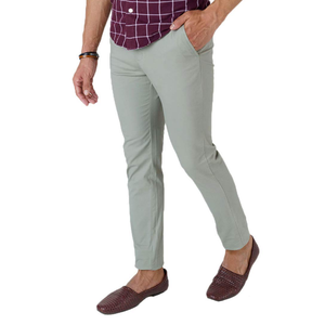 Pantalon Chino en sergé pour hommes, nouvelle collection, à la mode, bon marché, qualité supérieure, décontracté, 100%, exportation du Bangladesh - Product Image 6