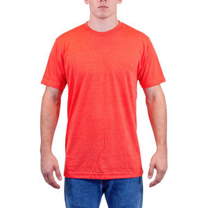 T-shirt unisexe en coton et polyester-Bella + Canvas 3001 T-shirt pour hommes Heathere Crew Neck Sleep T Shirts - Product Image 1