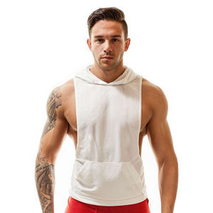 Manufacturer Custom Logo Gym Fitness <b>Men</b> Bodybuilding <b>Stringer</b> Tank Top Spandex/Polyester Knitted Eco-Friendly Quick Dry - Product Image 4