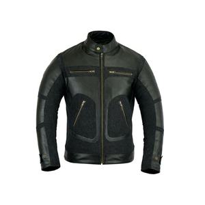 Vestes en cuir de chèvre pour hommes avec double poche Vente en gros Slim-Fit Fashion Cropped Lady Leather Black Breathable - Product Image 1